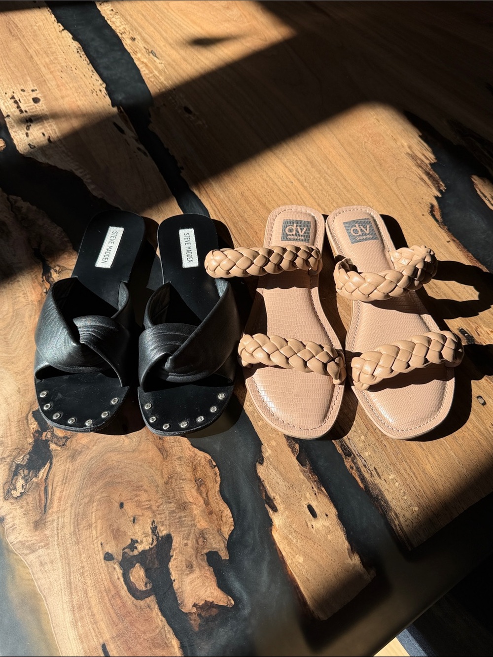 DV by Dolce Vita & Steve Madden slide sandals bundle